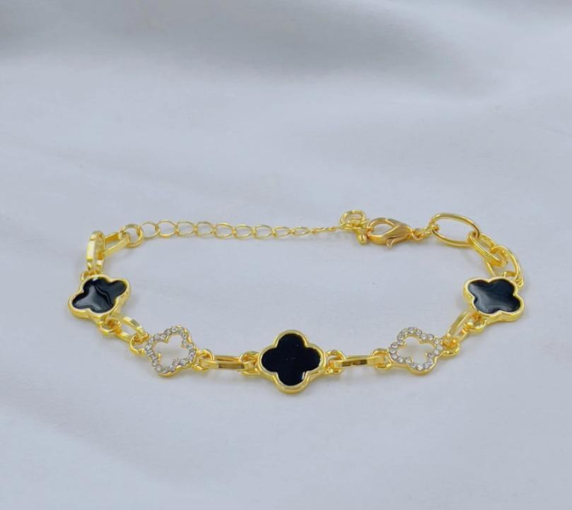 Clover Beads Bracelet Openable