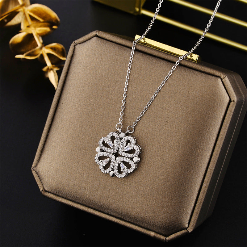 Magnetic Heart Design Pendant