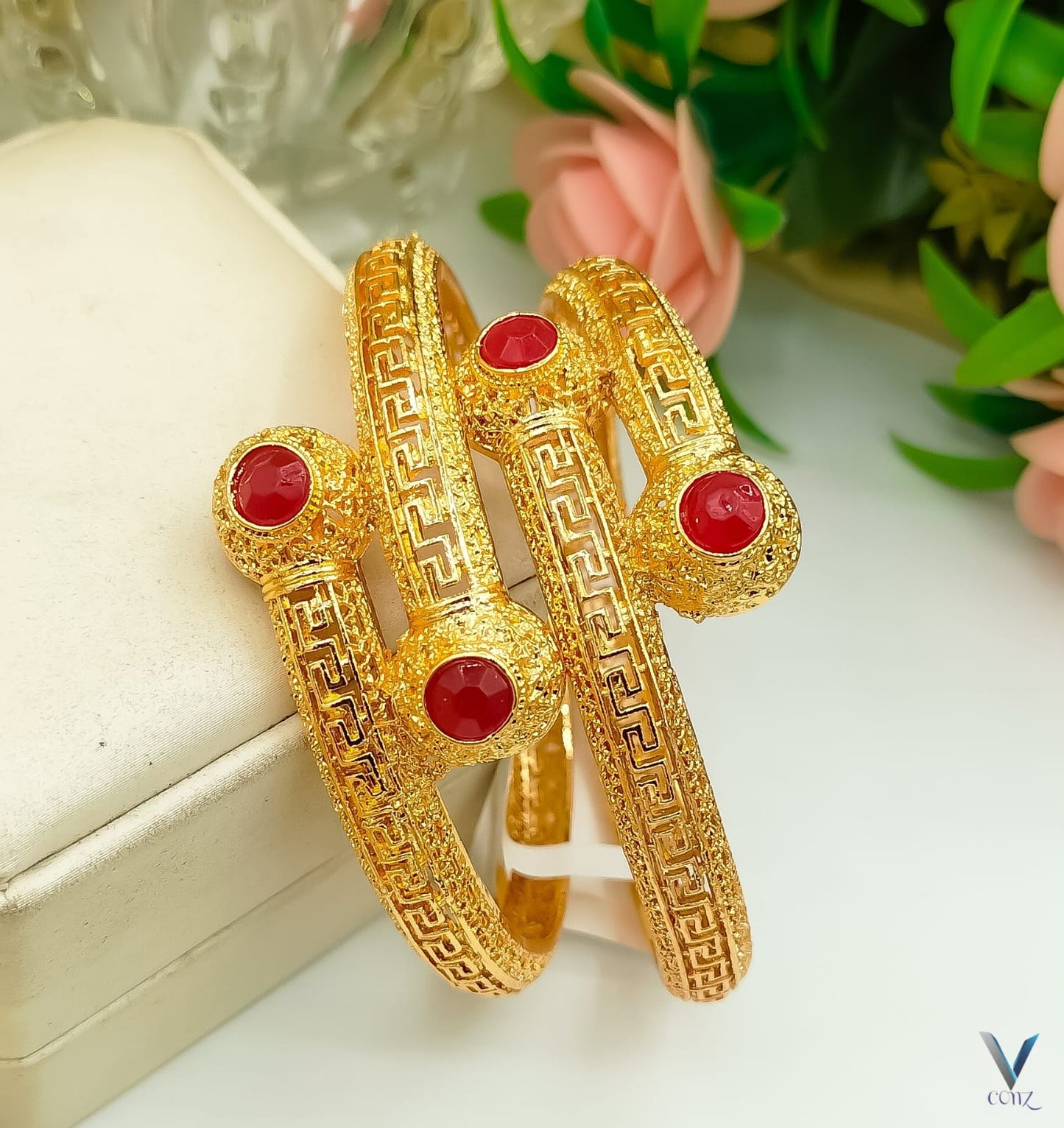 Gold Plated Versace Bangles
