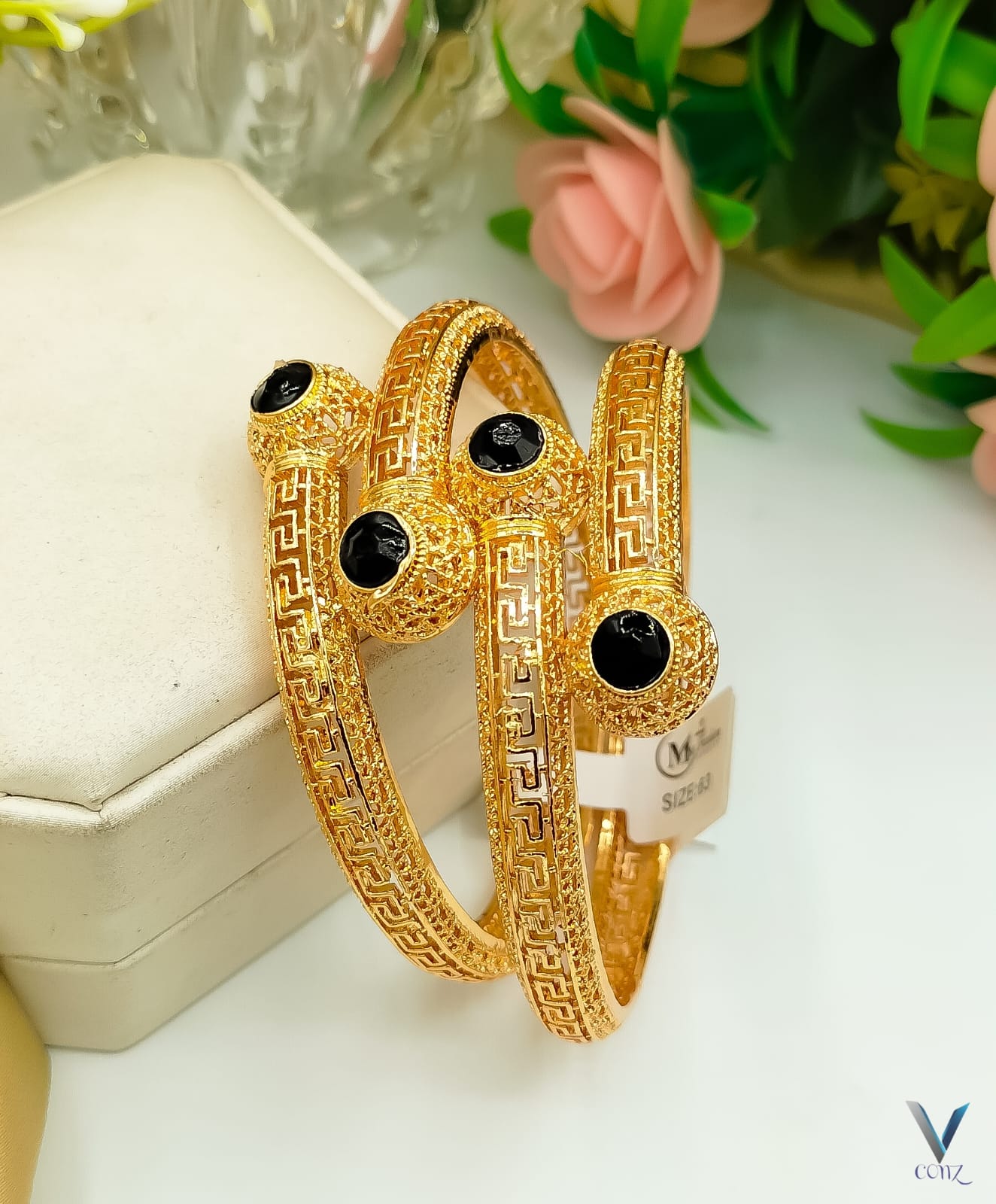 Gold Plated Versace Bangles
