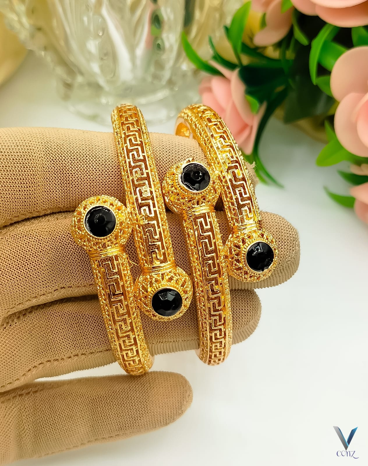Gold Plated Versace Bangles