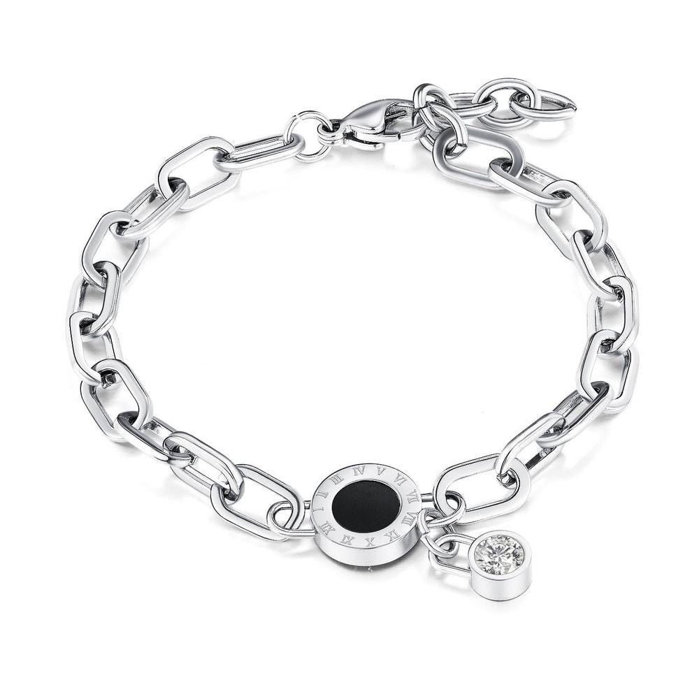 “Cosmic Link” Charm Bracelets – Silver & Rose Gold Variants
