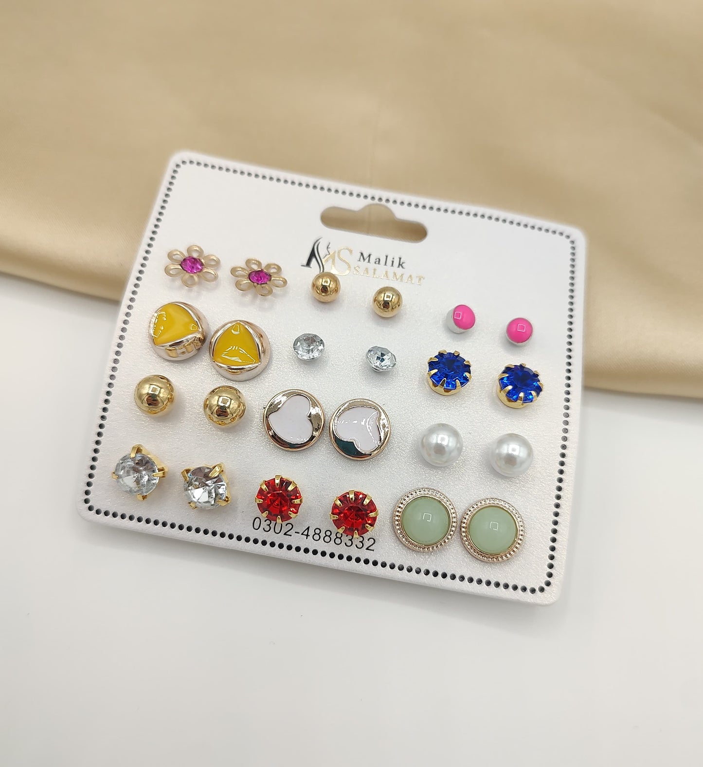 Multi-Style Stud Earring Collection