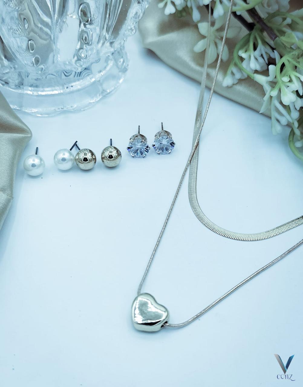 Heart Charm Chain Necklace