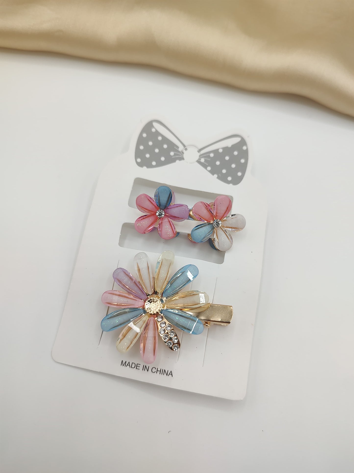 Floral Hair Clip & Catcher Set