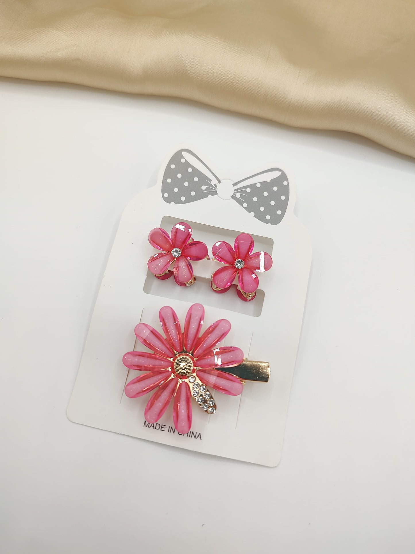 Floral Hair Clip & Catcher Set