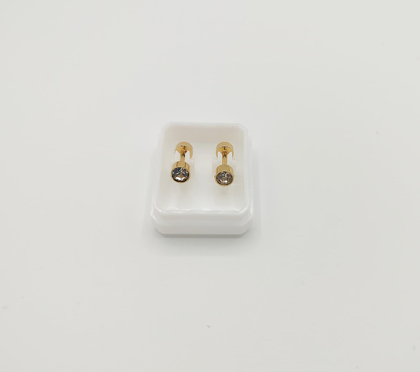 Crystal Accent Stud Earring Set