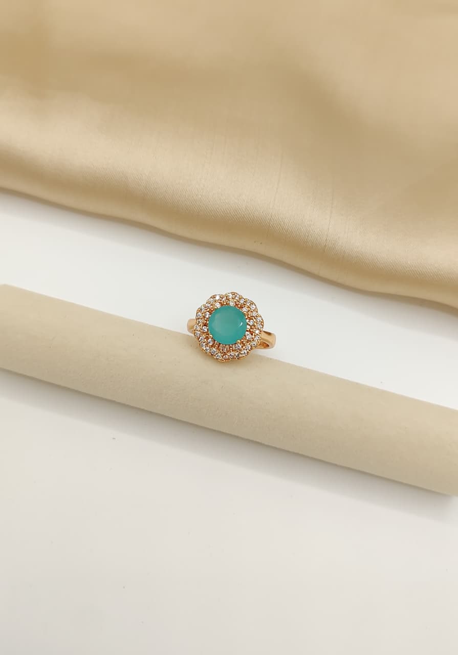 Luxe Radiance Halo Ring