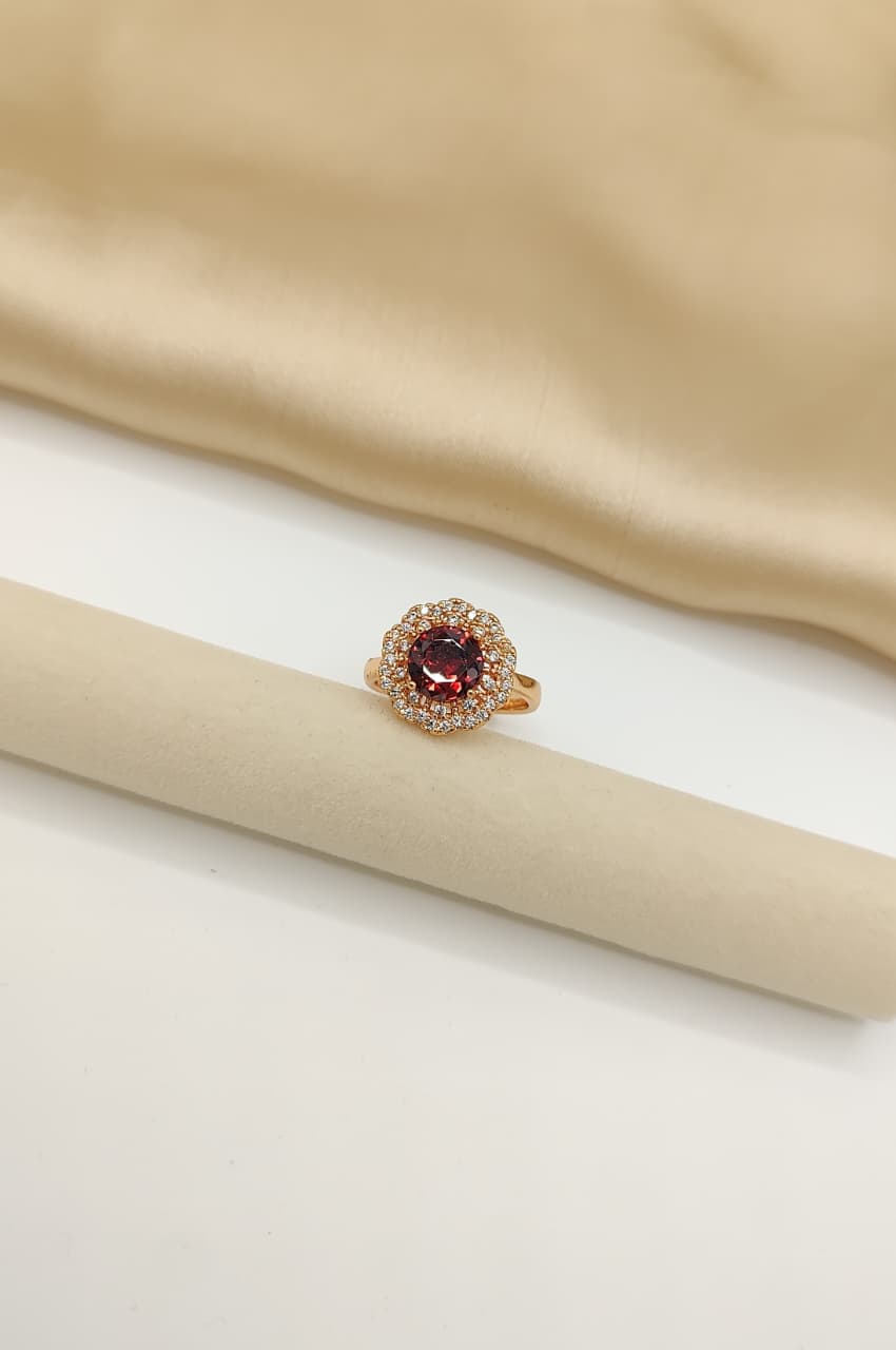 Luxe Radiance Halo Ring
