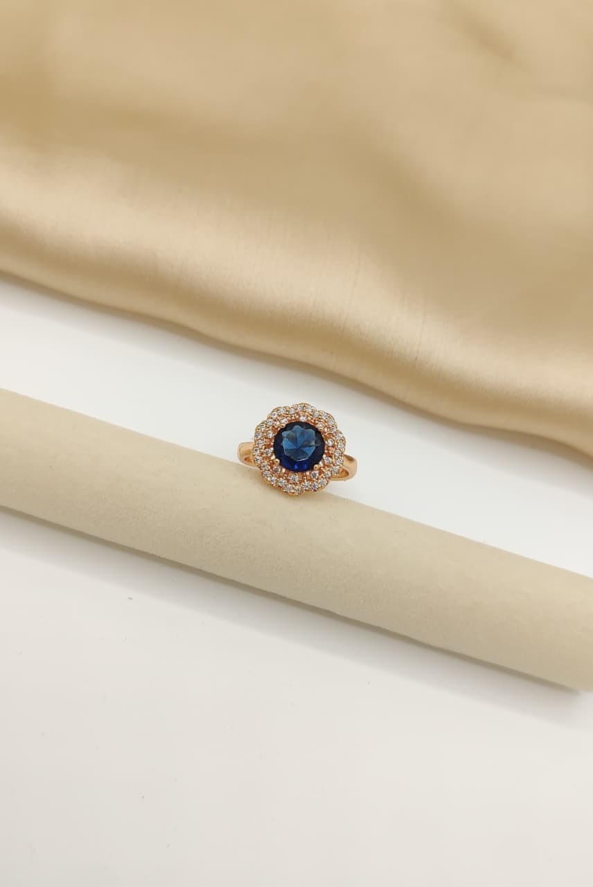 Luxe Radiance Halo Ring