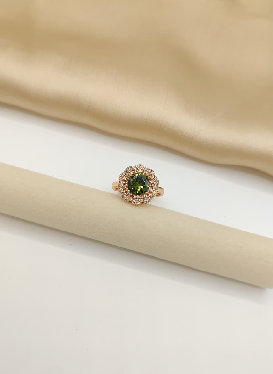 Luxe Radiance Halo Ring