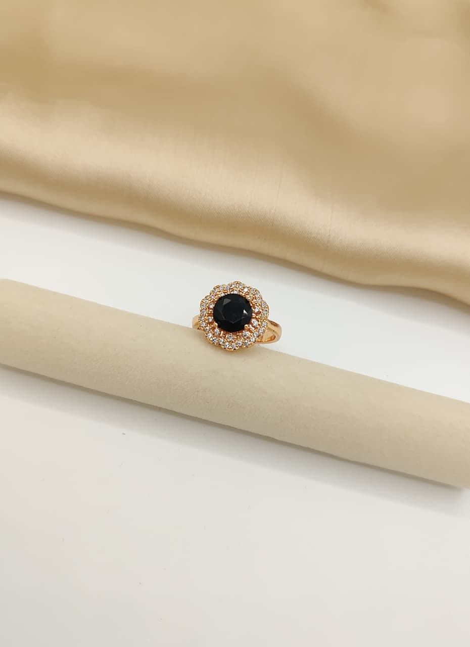 Luxe Radiance Halo Ring