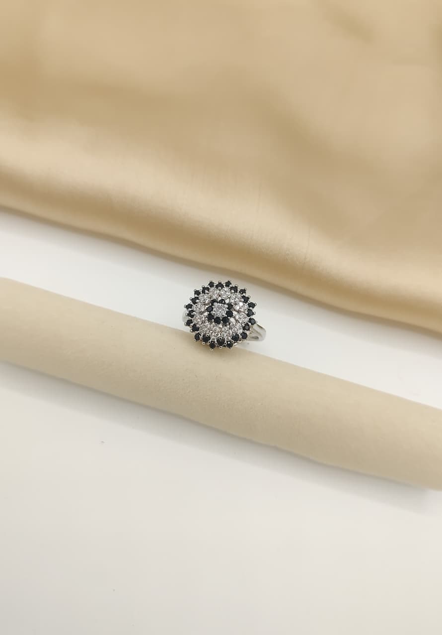 Cluster Dome Sparkle Ring