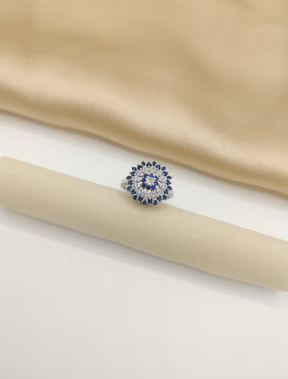 Cluster Dome Sparkle Ring