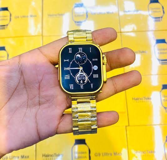 GD9 Ultra Golden Edition Smart Watch – 49mm (Steel & Ocean Bands Included)