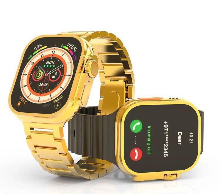 GD9 Ultra Golden Edition Smart Watch – 49mm (Steel & Ocean Bands Included)