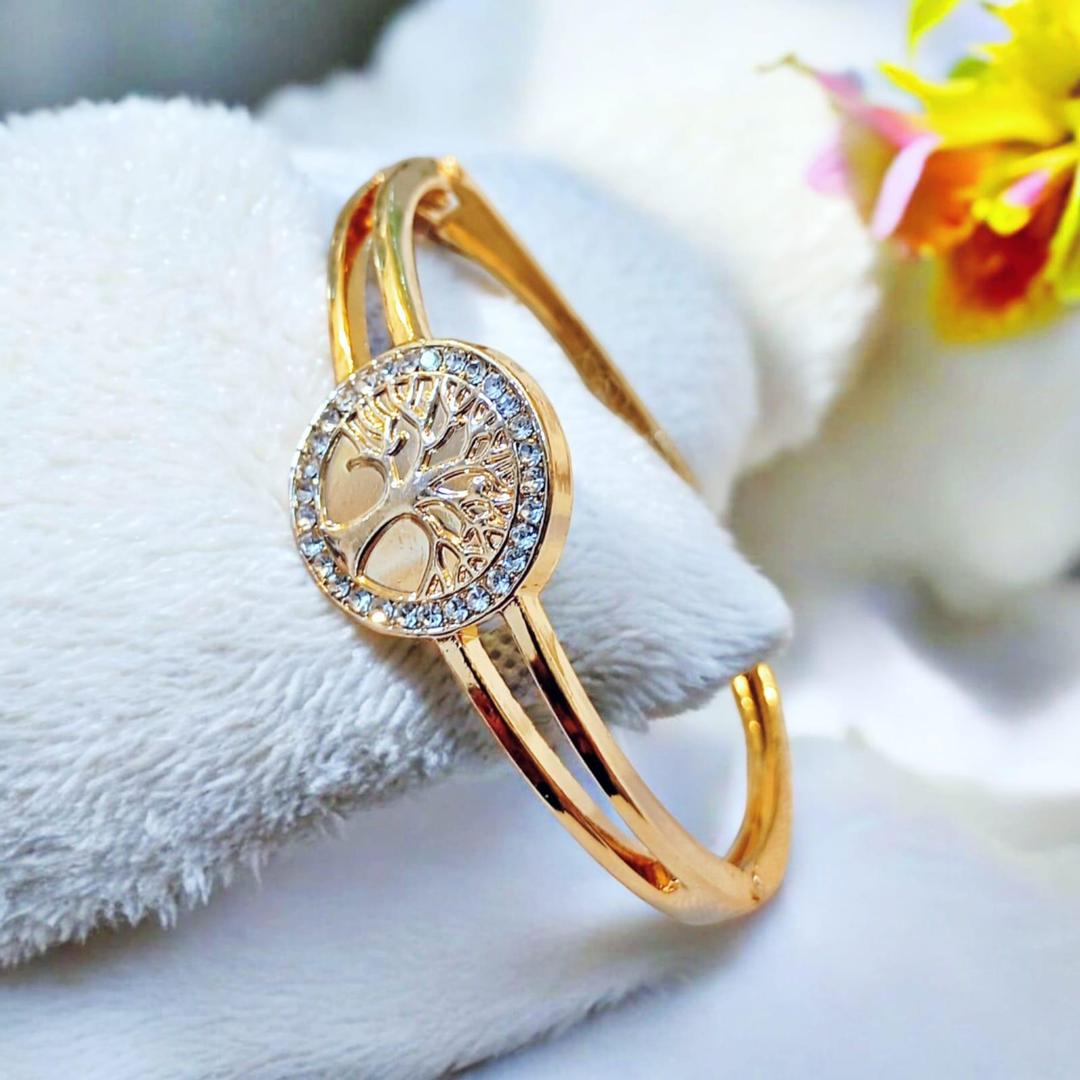 White Zircon bangle