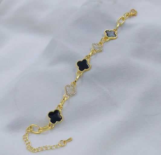 Clover Beads Bracelet Openable