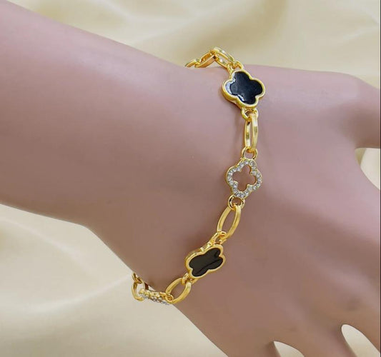 Clover Beads Bracelet Openable