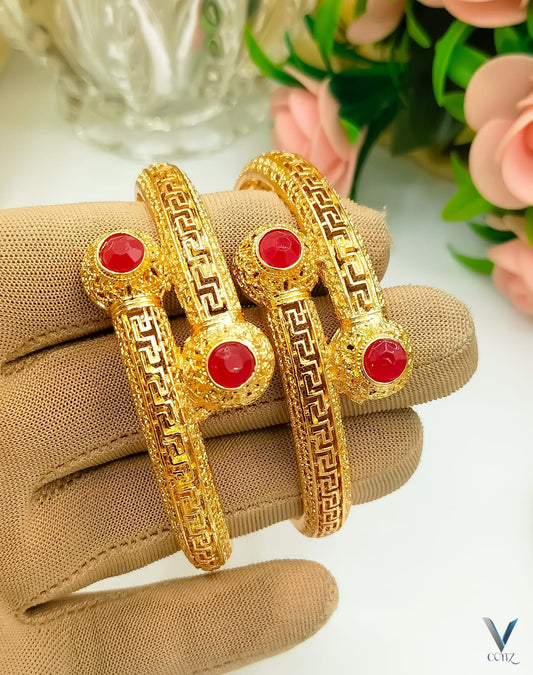 Gold Plated Versace Bangles