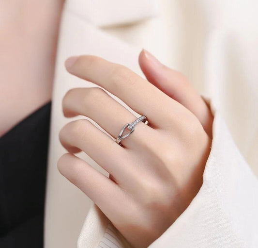 Silver Plated Adjustable Ring