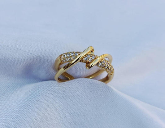 Gold Plated Zircone Ring