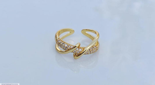 Gold Plated Zircone Ring