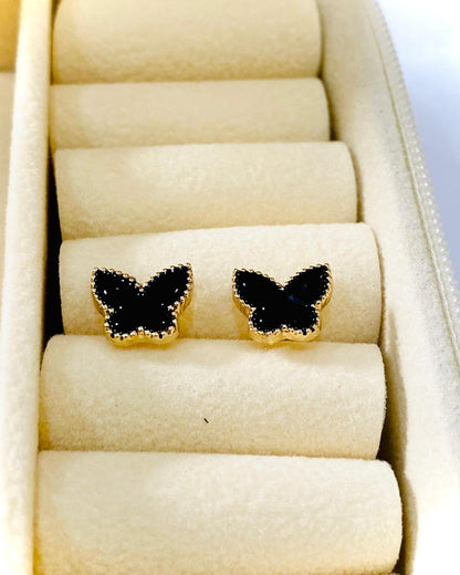 Gold Plated Butterfly Pendant set