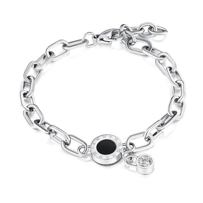 “Cosmic Link” Charm Bracelets – Silver & Rose Gold Variants