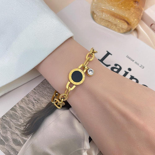 “Cosmic Link” Charm Bracelets – Silver & Rose Gold Variants