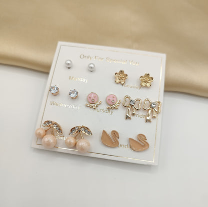 7-Day Chic Stud Earring Set