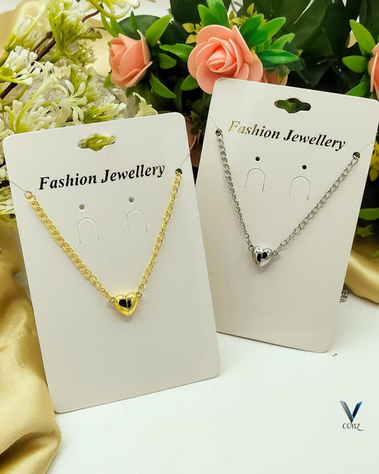 Heart Charm Chain Necklace