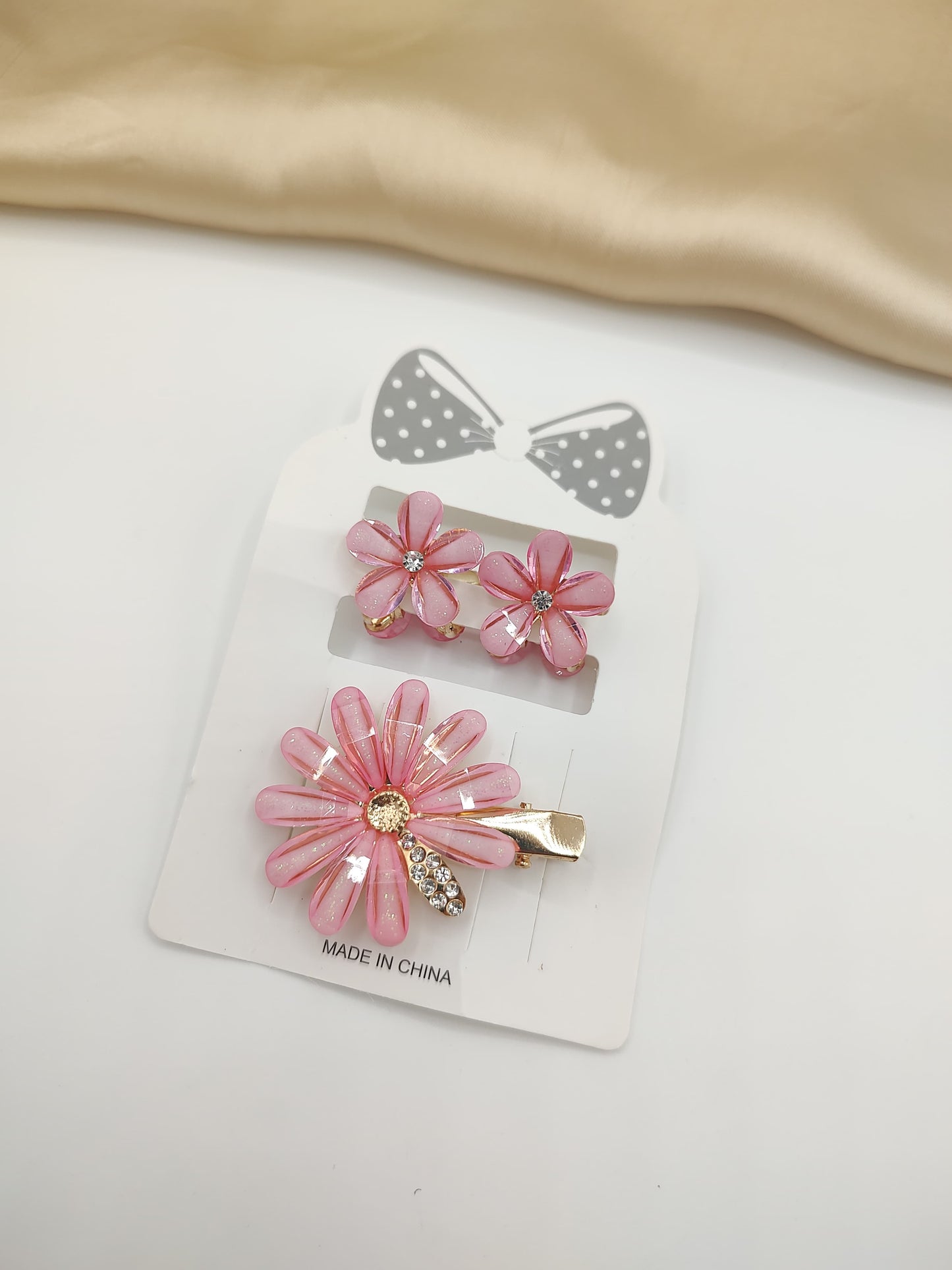 Floral Hair Clip & Catcher Set