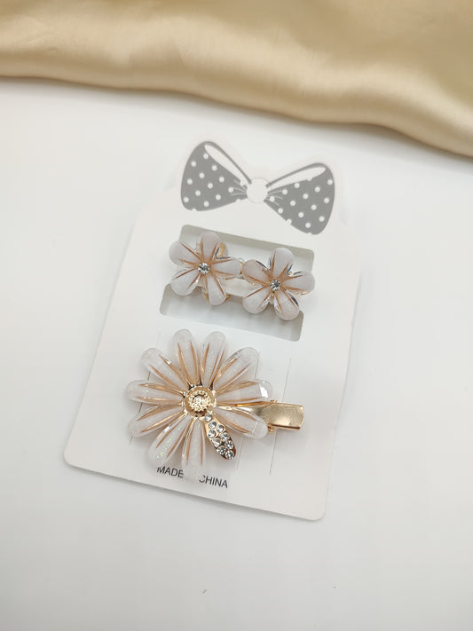 Floral Hair Clip & Catcher Set