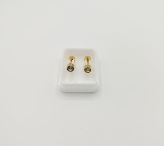 Crystal Accent Stud Earring Set