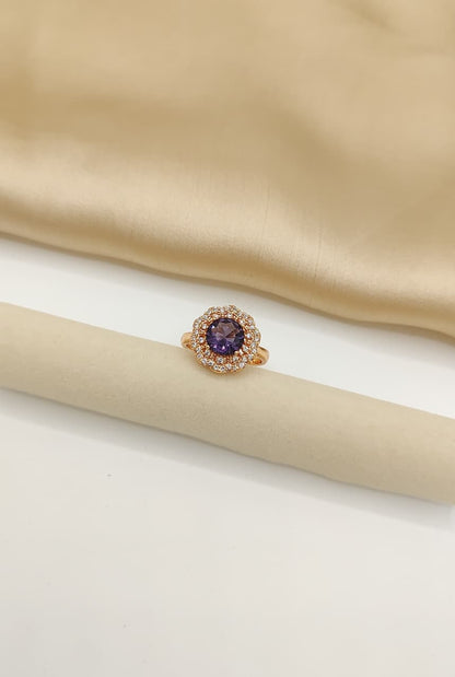 Luxe Radiance Halo Ring