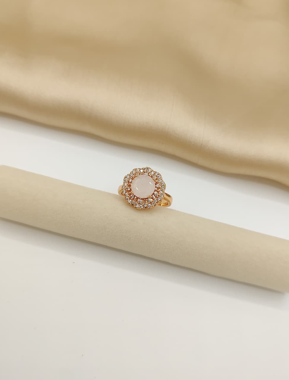 Luxe Radiance Halo Ring
