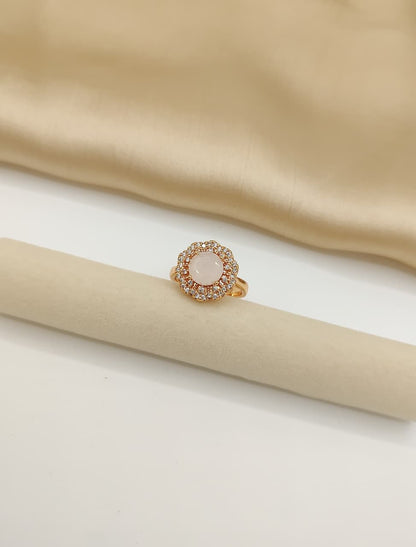 Luxe Radiance Halo Ring