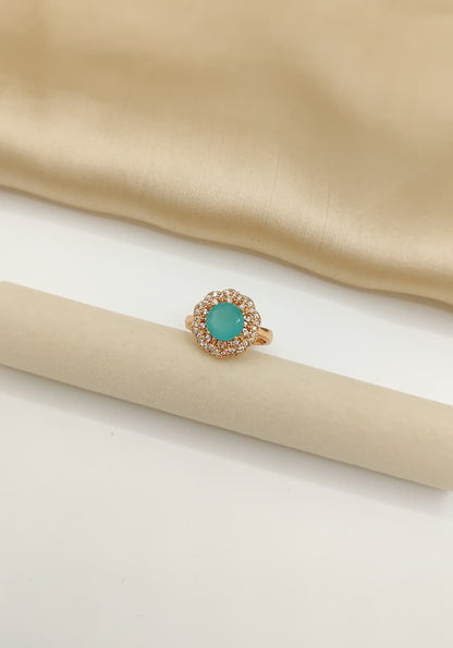 Luxe Radiance Halo Ring