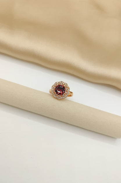 Luxe Radiance Halo Ring