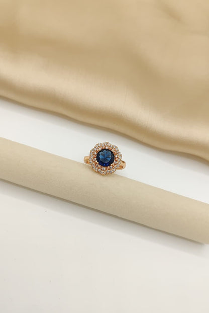 Luxe Radiance Halo Ring