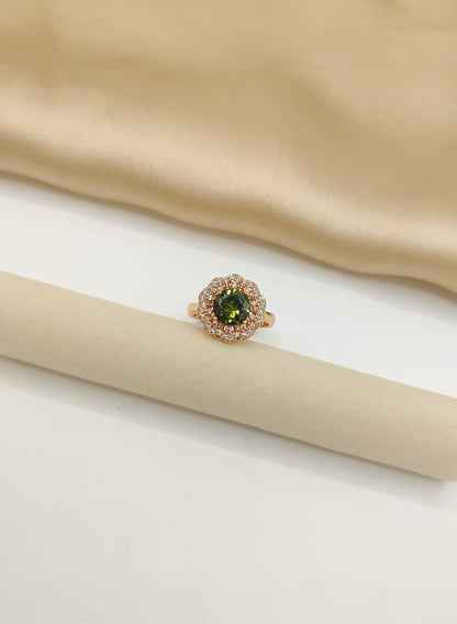 Luxe Radiance Halo Ring
